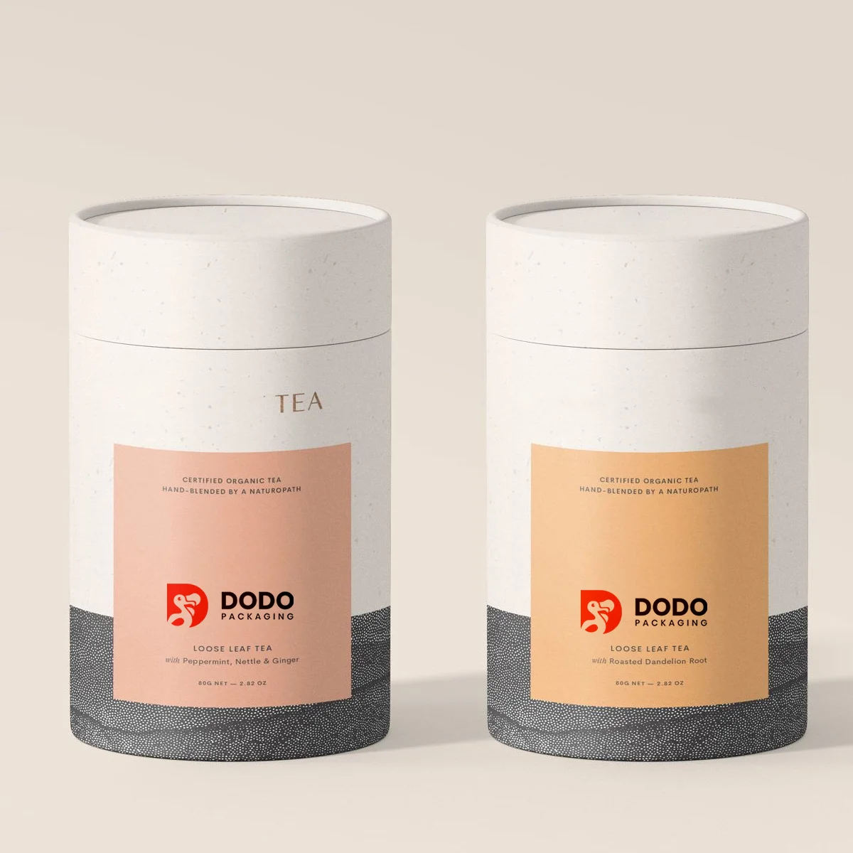 tea tube packaging