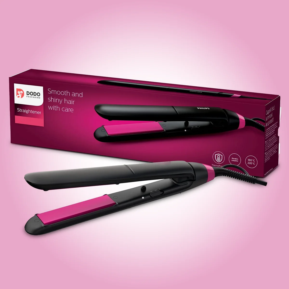 hair straightener packaging boxes