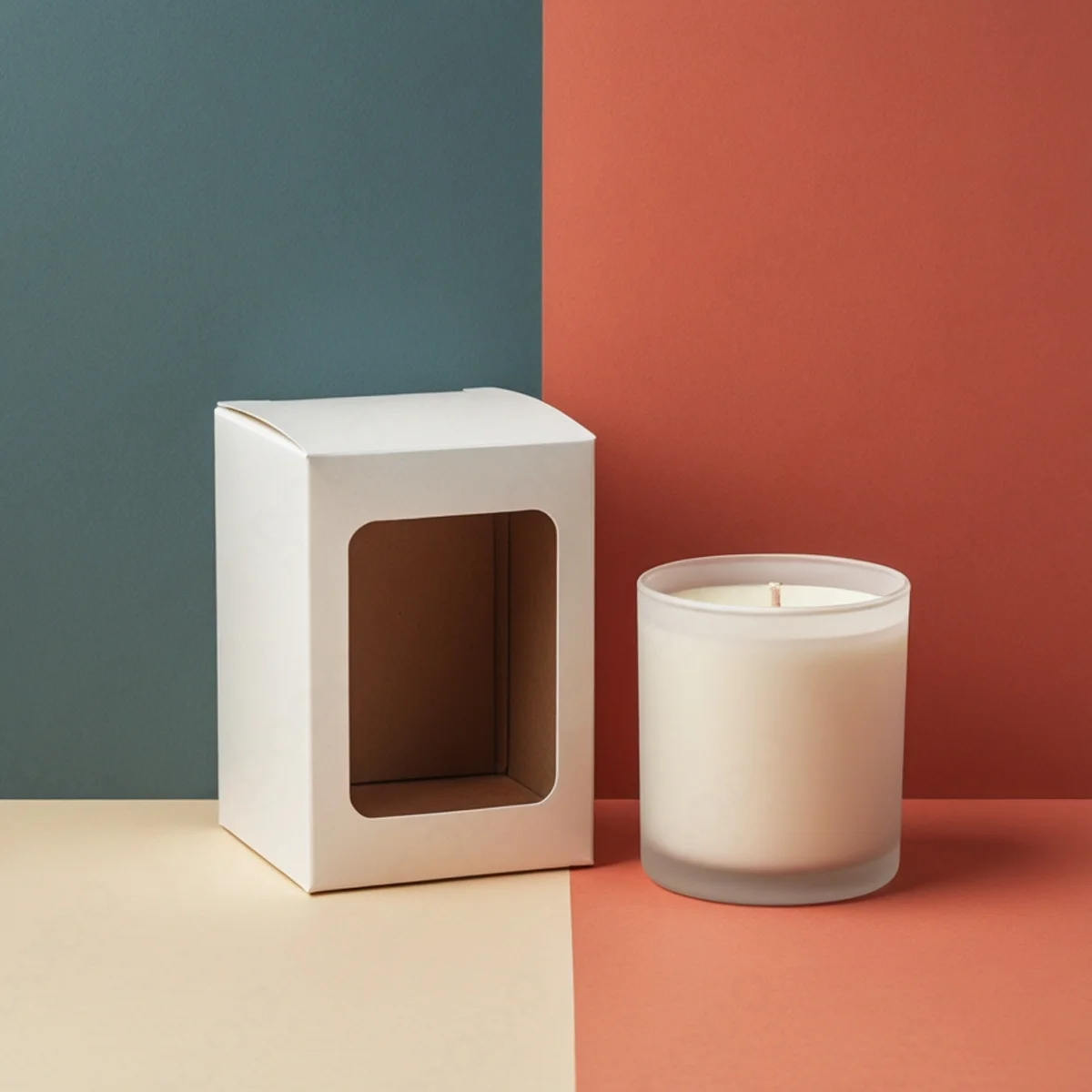 candle boxes with window