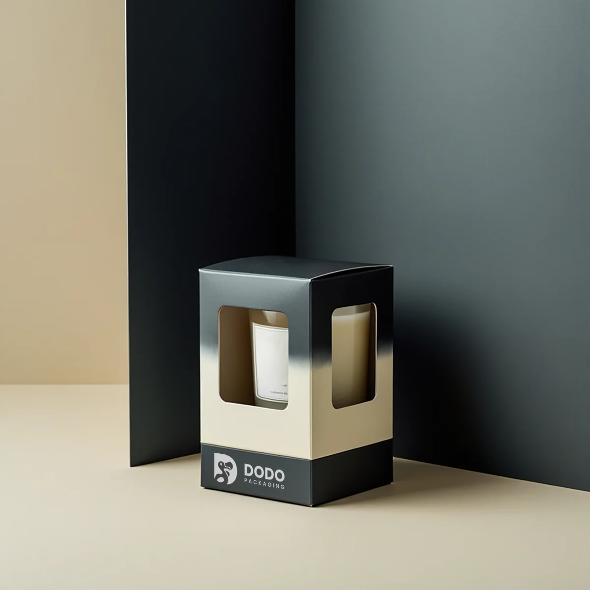 candle boxes with window