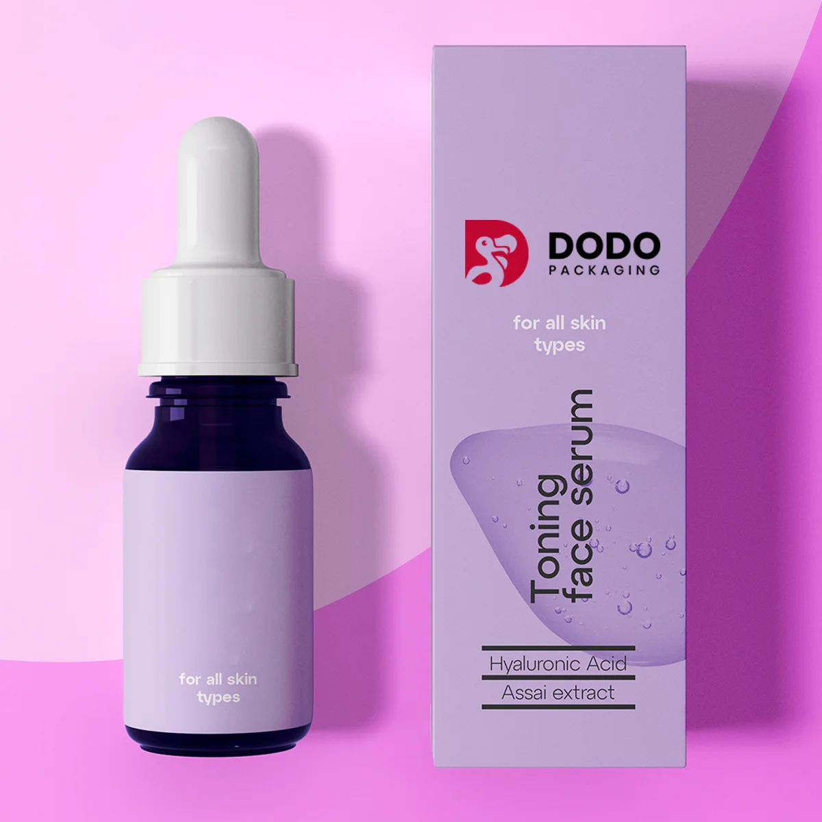 face serum packaging
