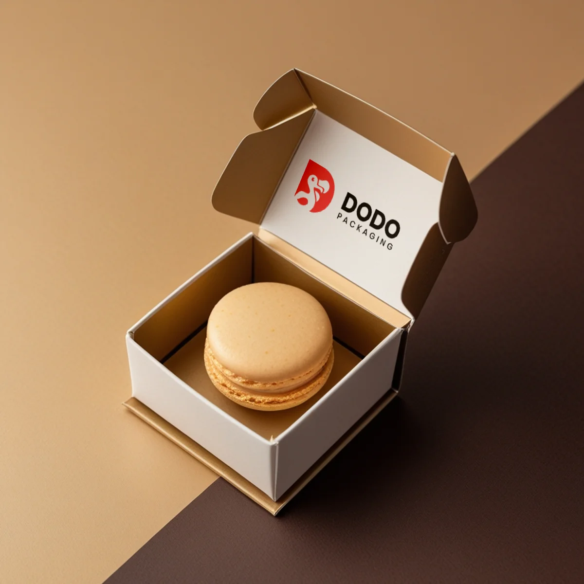 single macaron box
