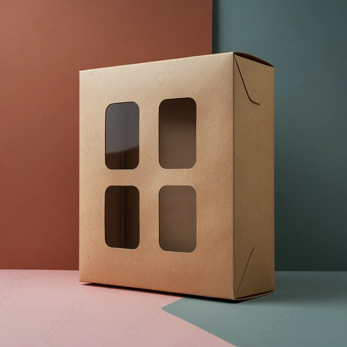 kraft window boxes