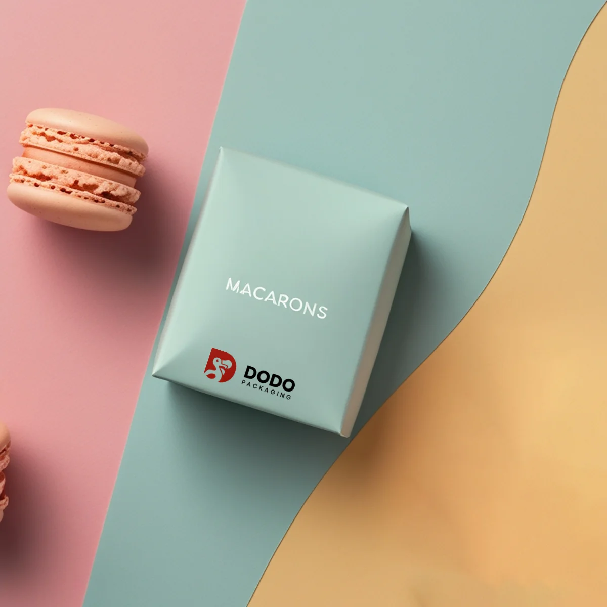 single macaron box