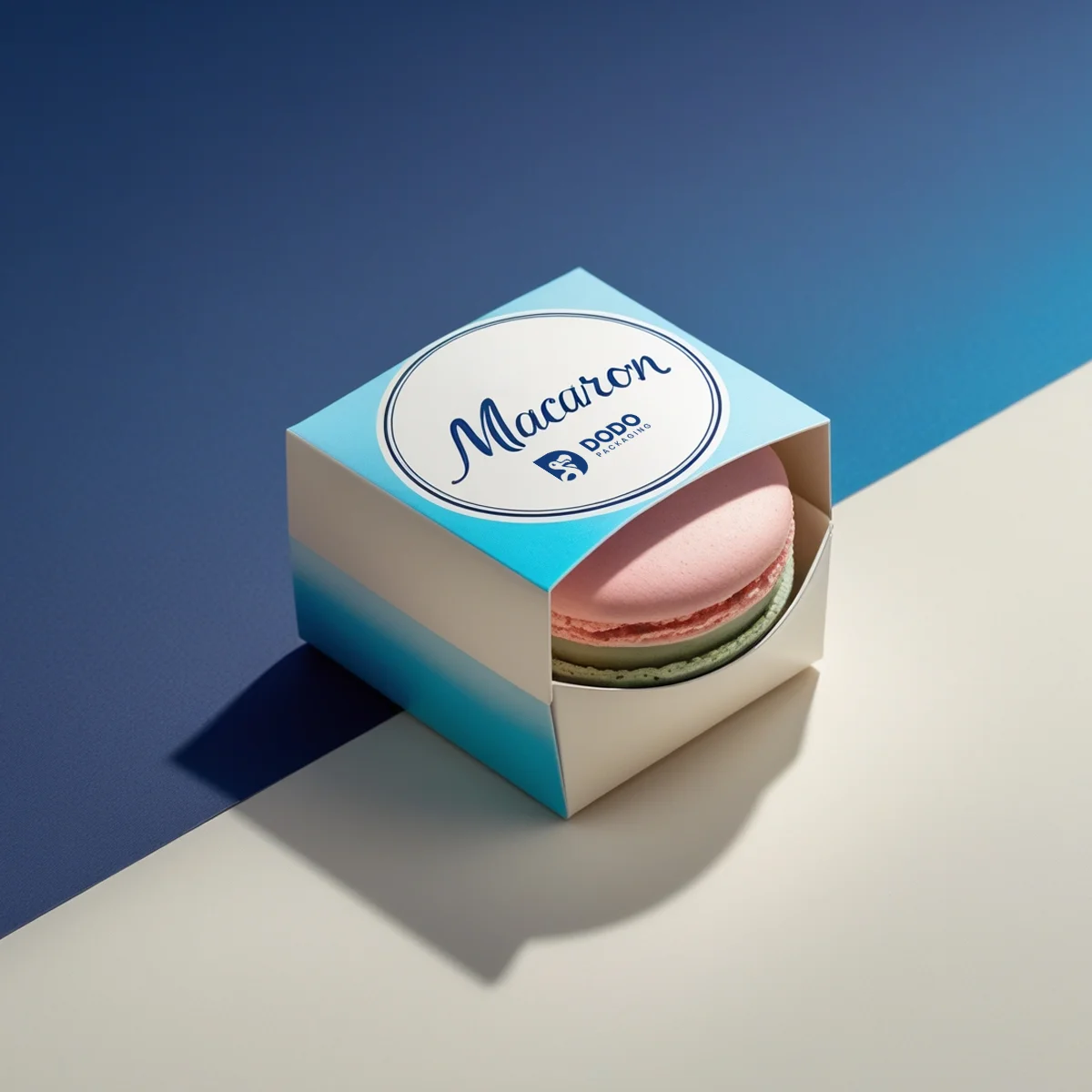 single macaron box