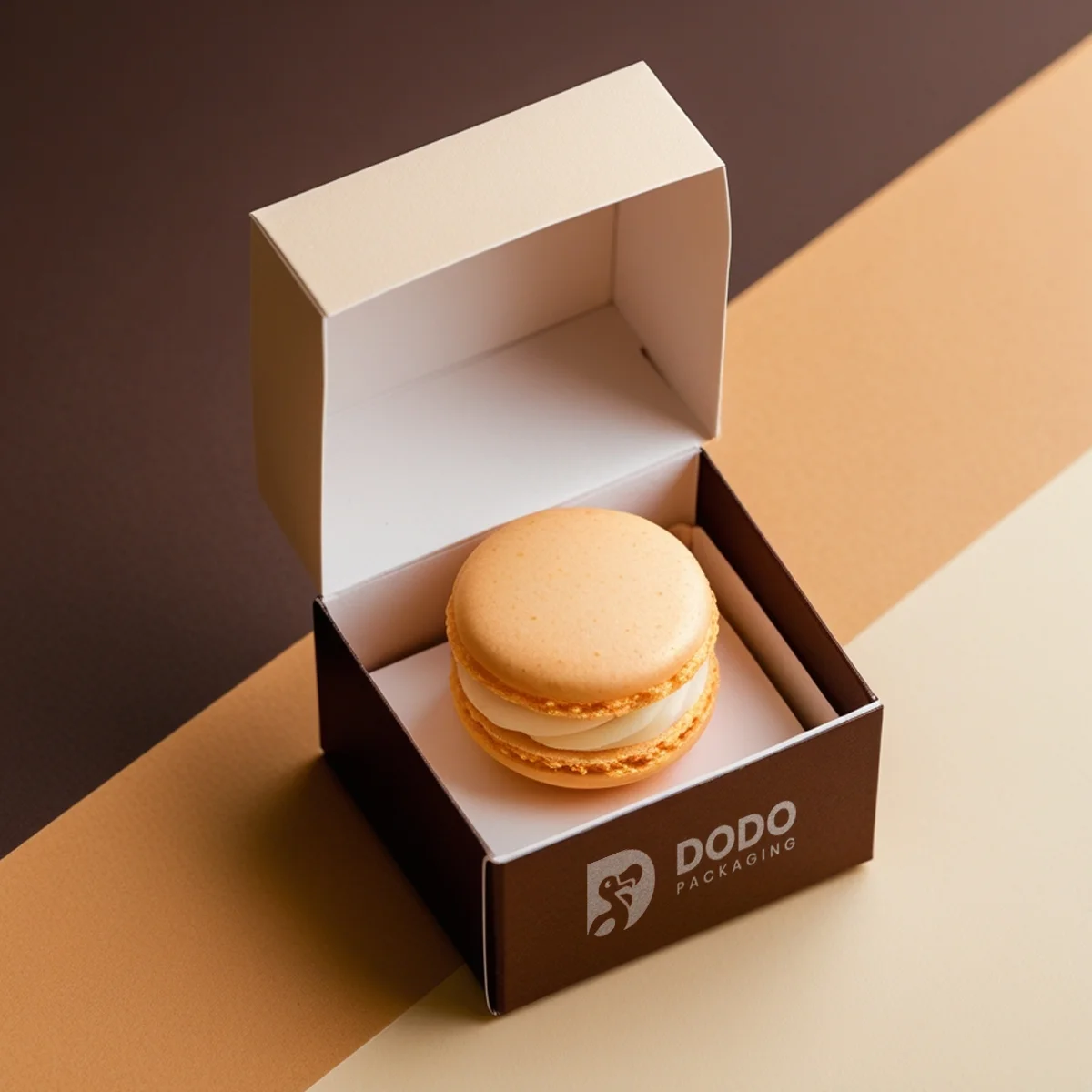 single macaron box