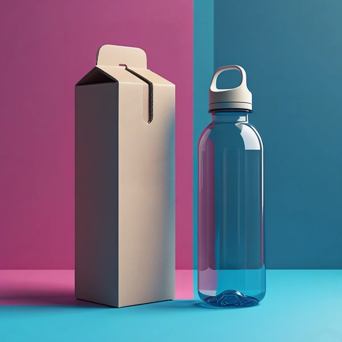 water bottle packaging