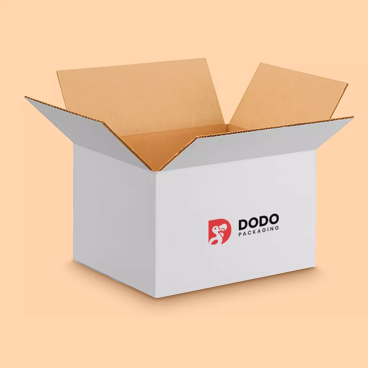 white cardboard boxes
