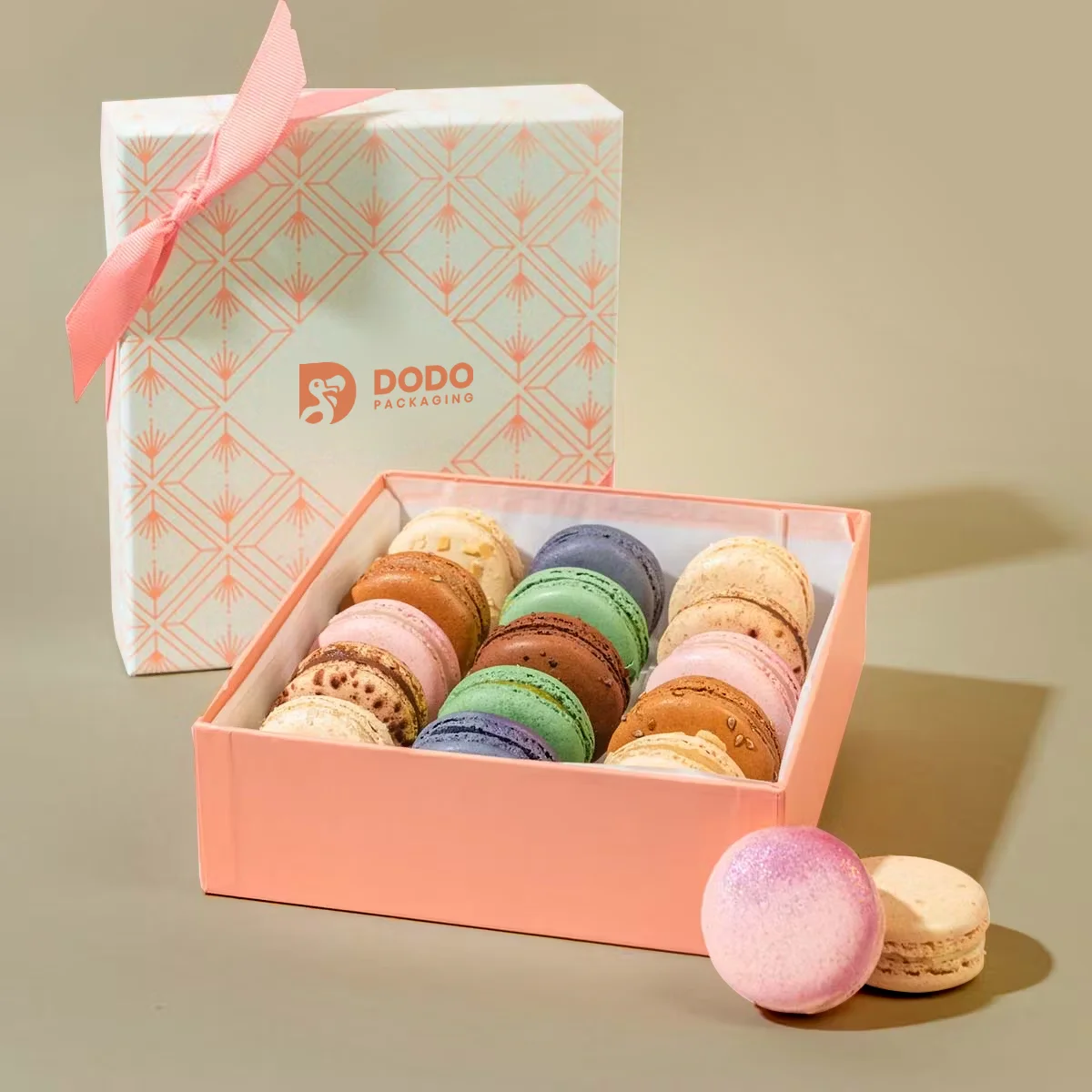 2 Piece Macaron Box