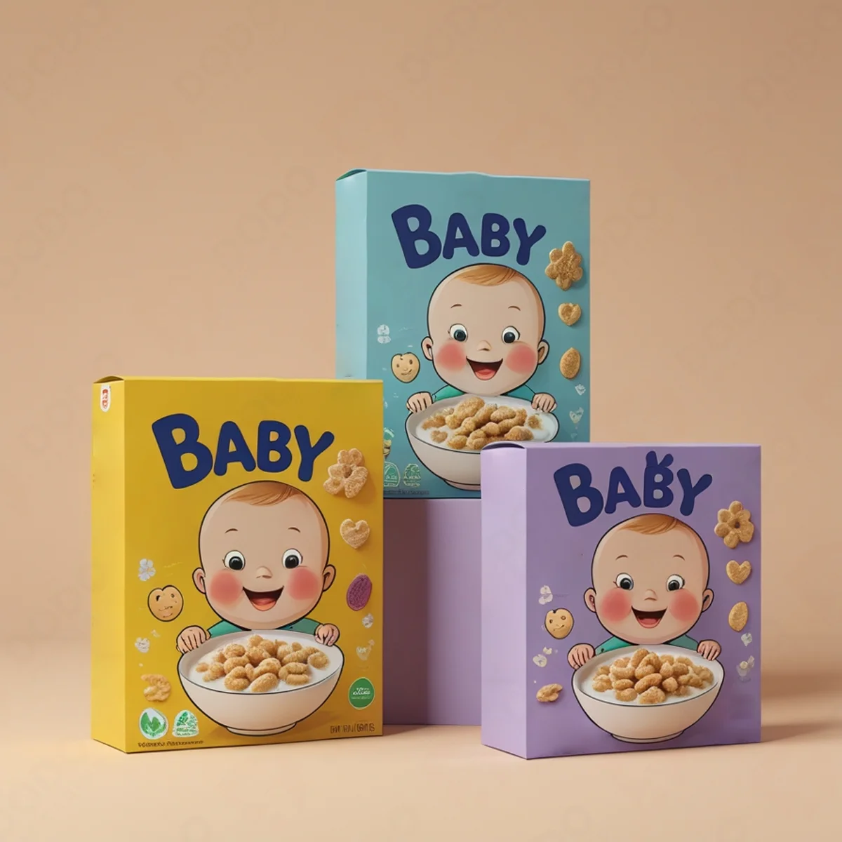 Baby Cereal Boxes