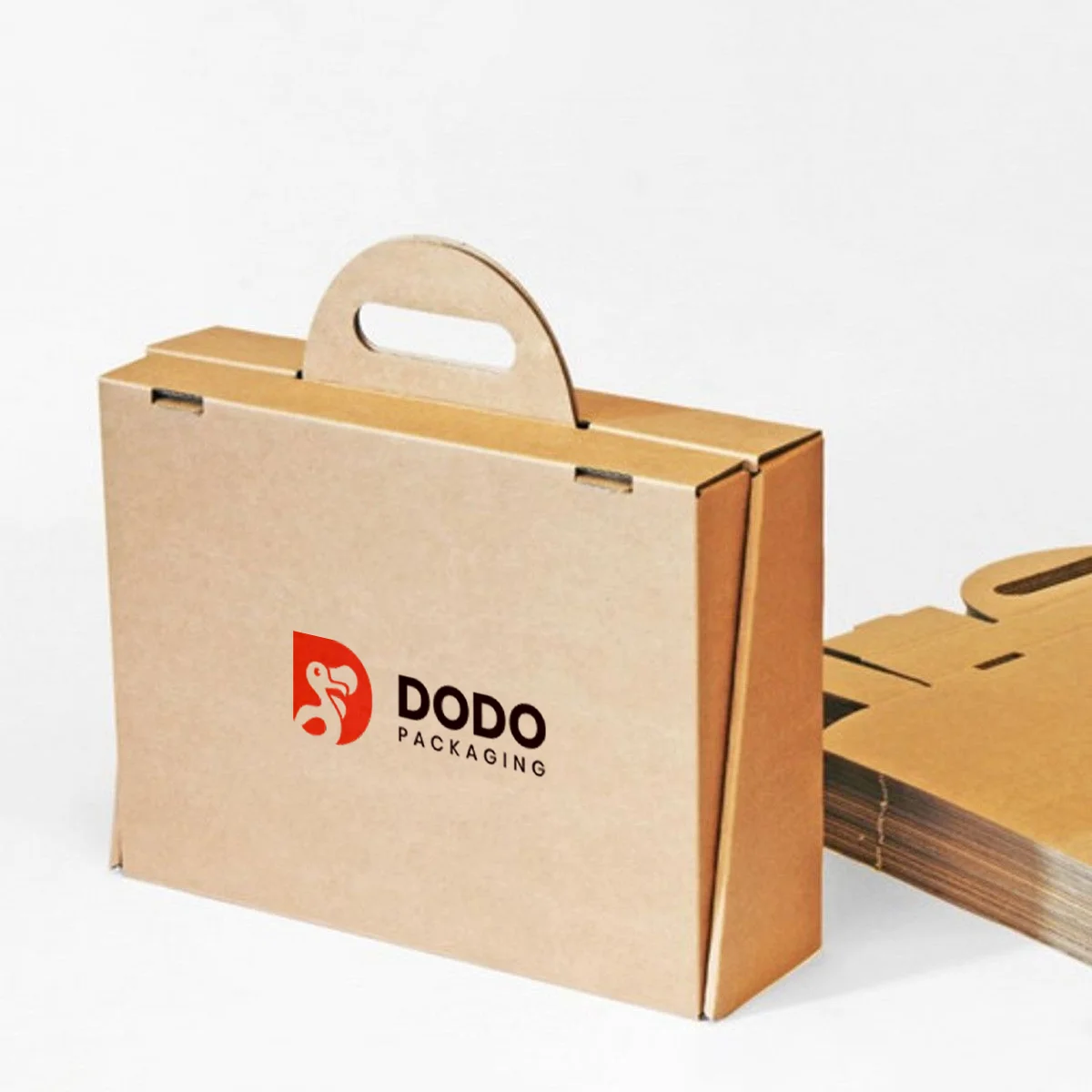 cardboard boxes with handle