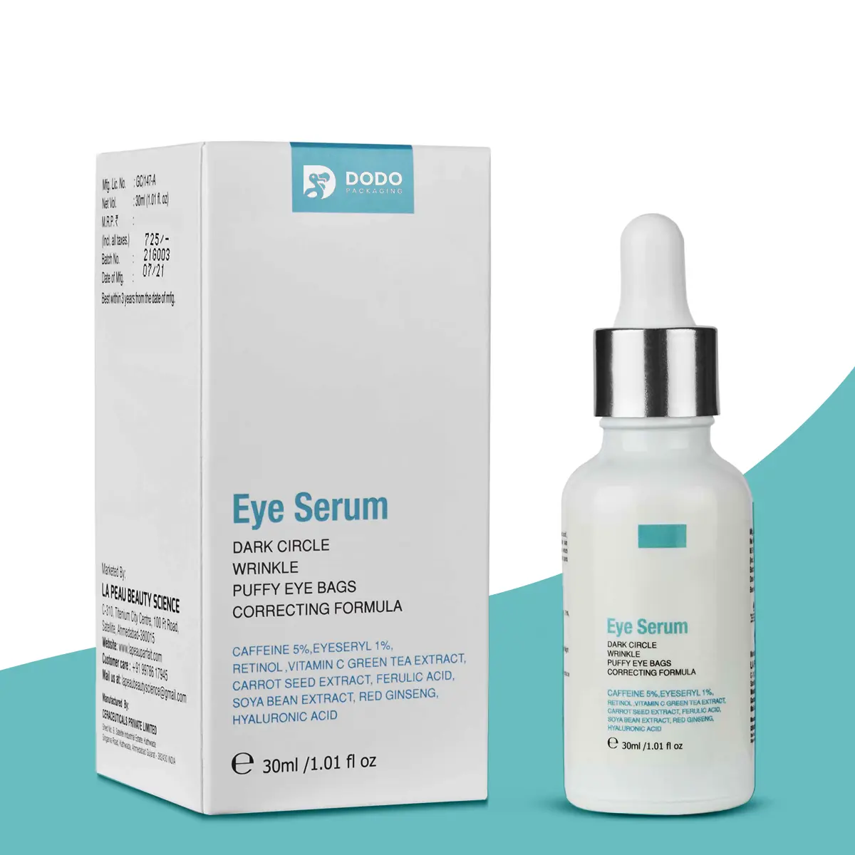 eye serum packaging