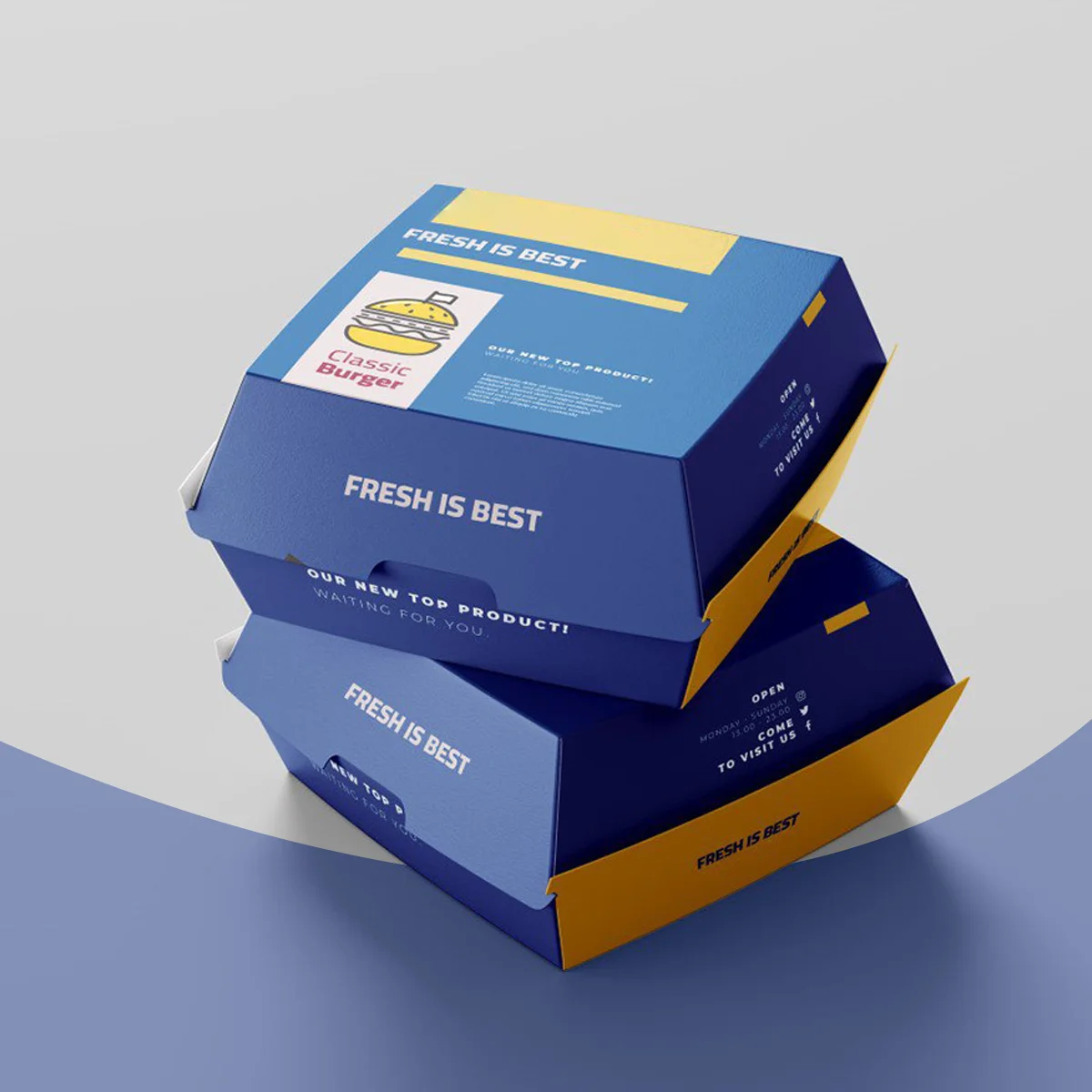 custom burger boxes