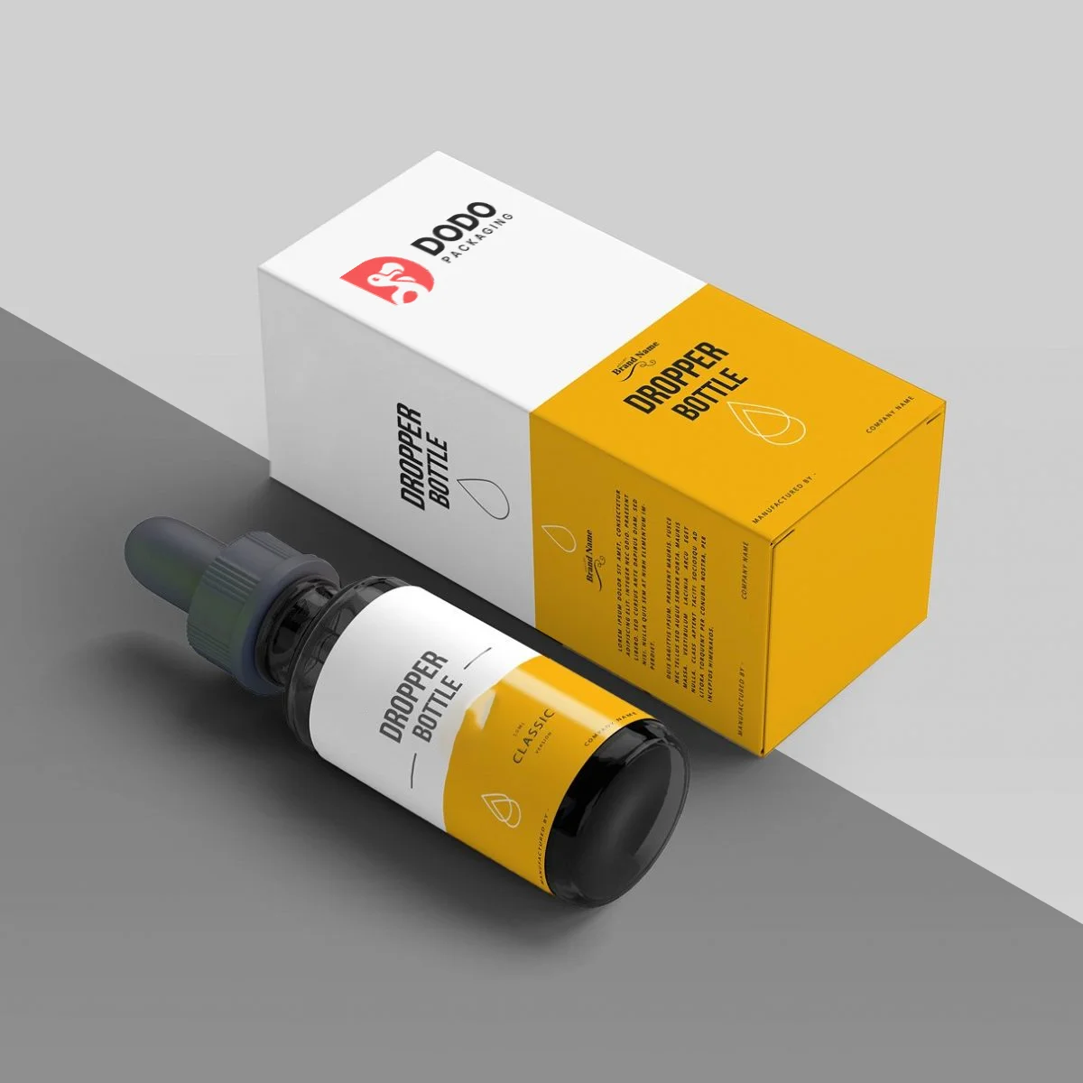 dropper bottle boxes