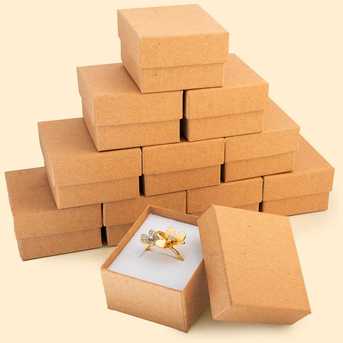 kraft jewelry boxes