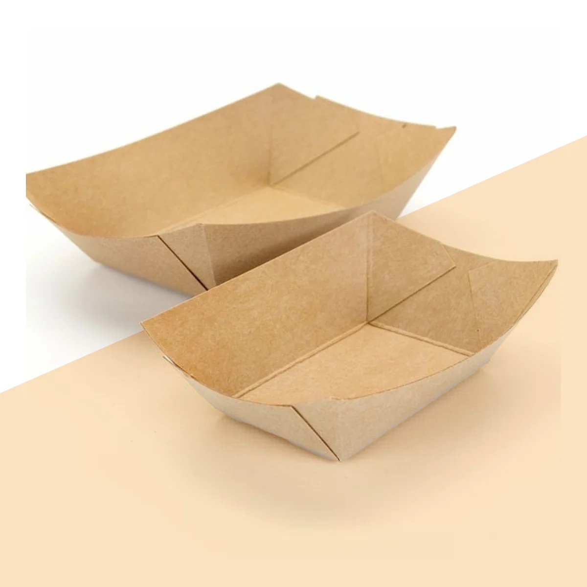 kraft trays