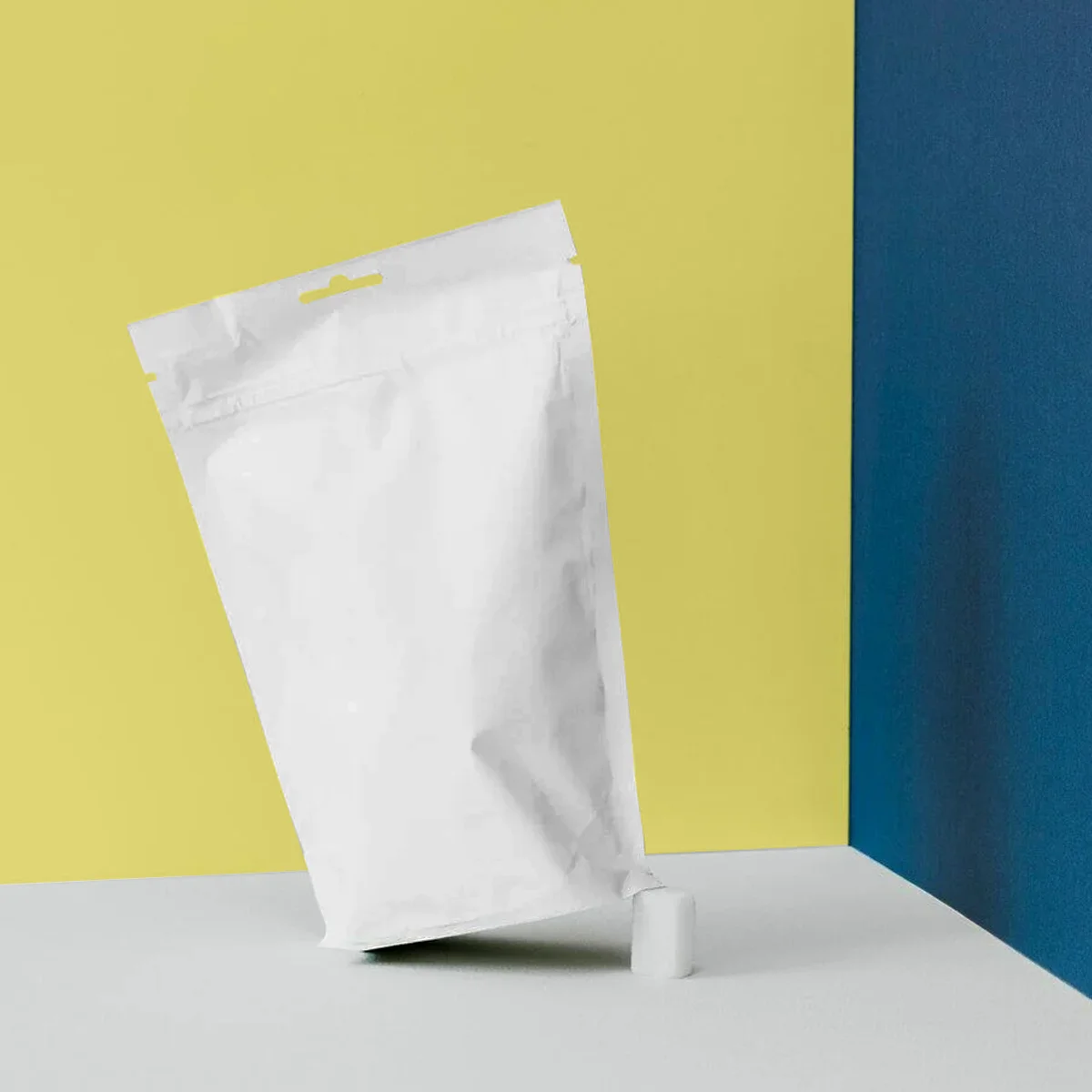 white mylar bags