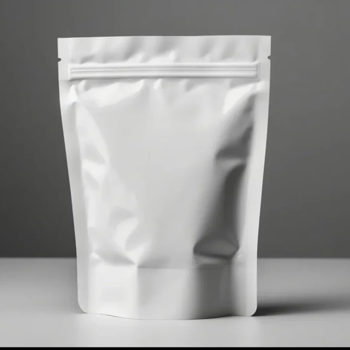 white mylar bags