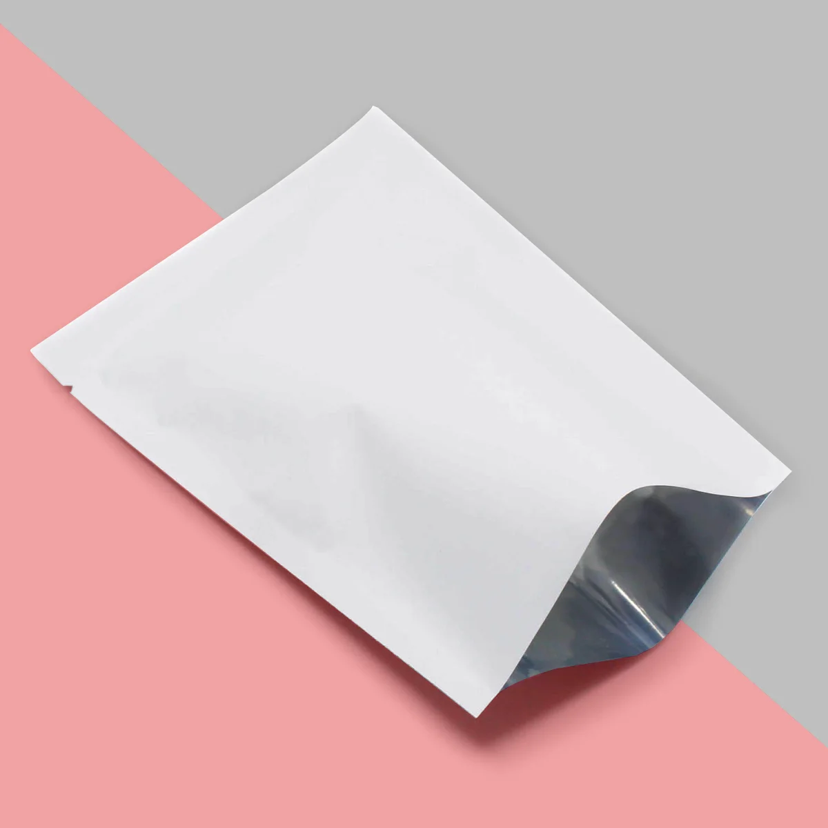 white mylar bags