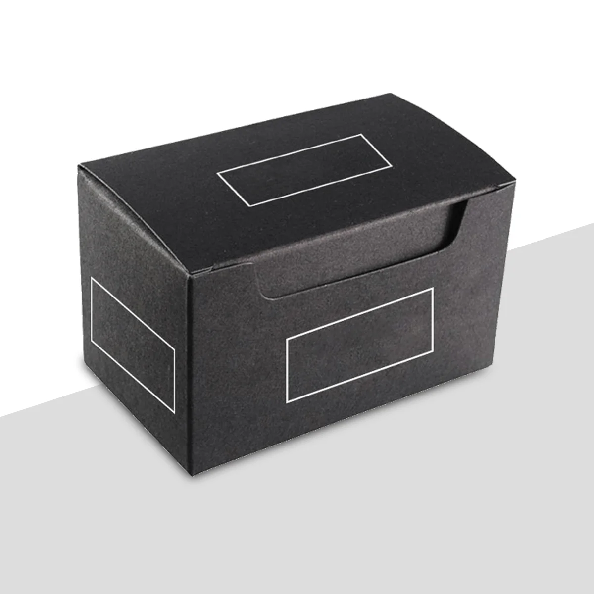 black kraft boxes