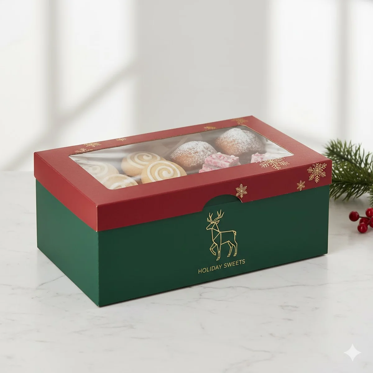 christmas bakery boxes
