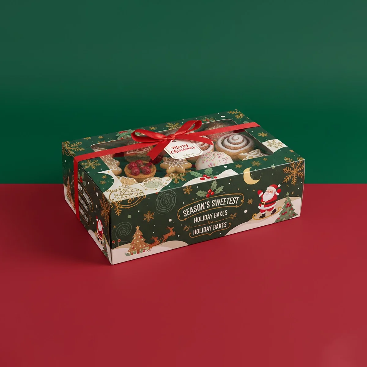 christmas bakery boxes