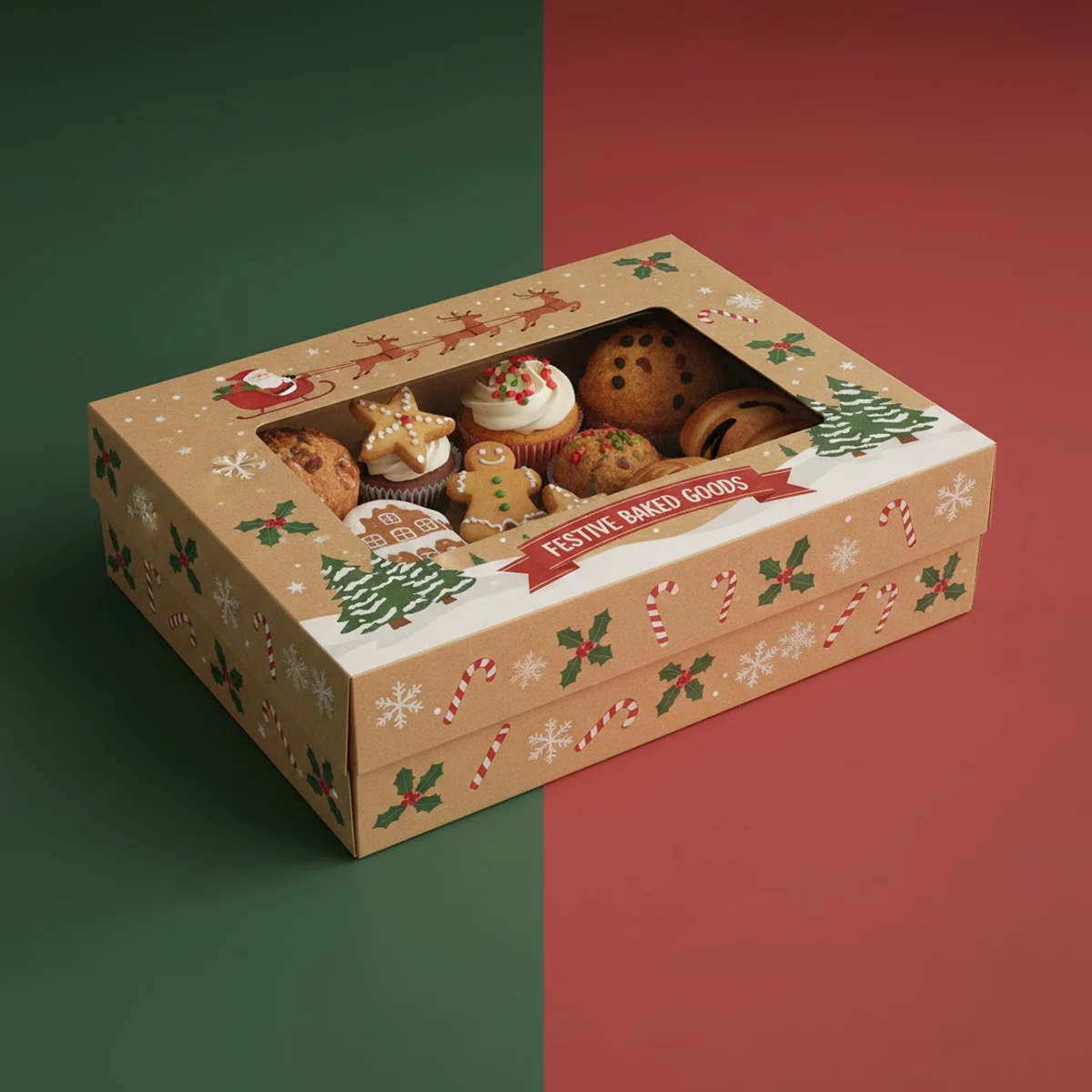 christmas bakery boxes