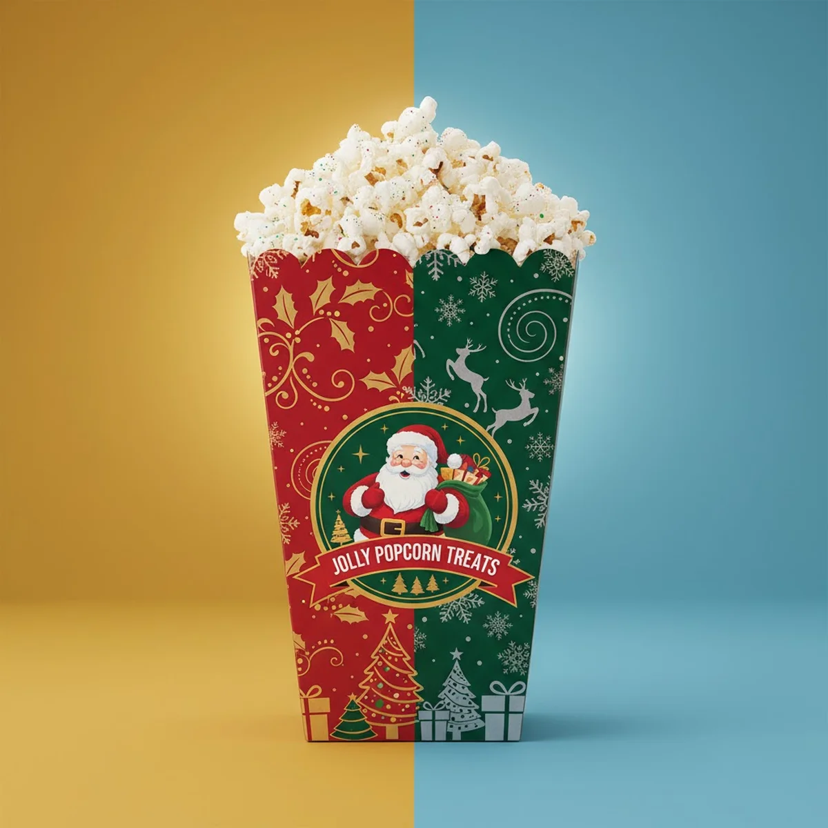 christmas popcorn boxes