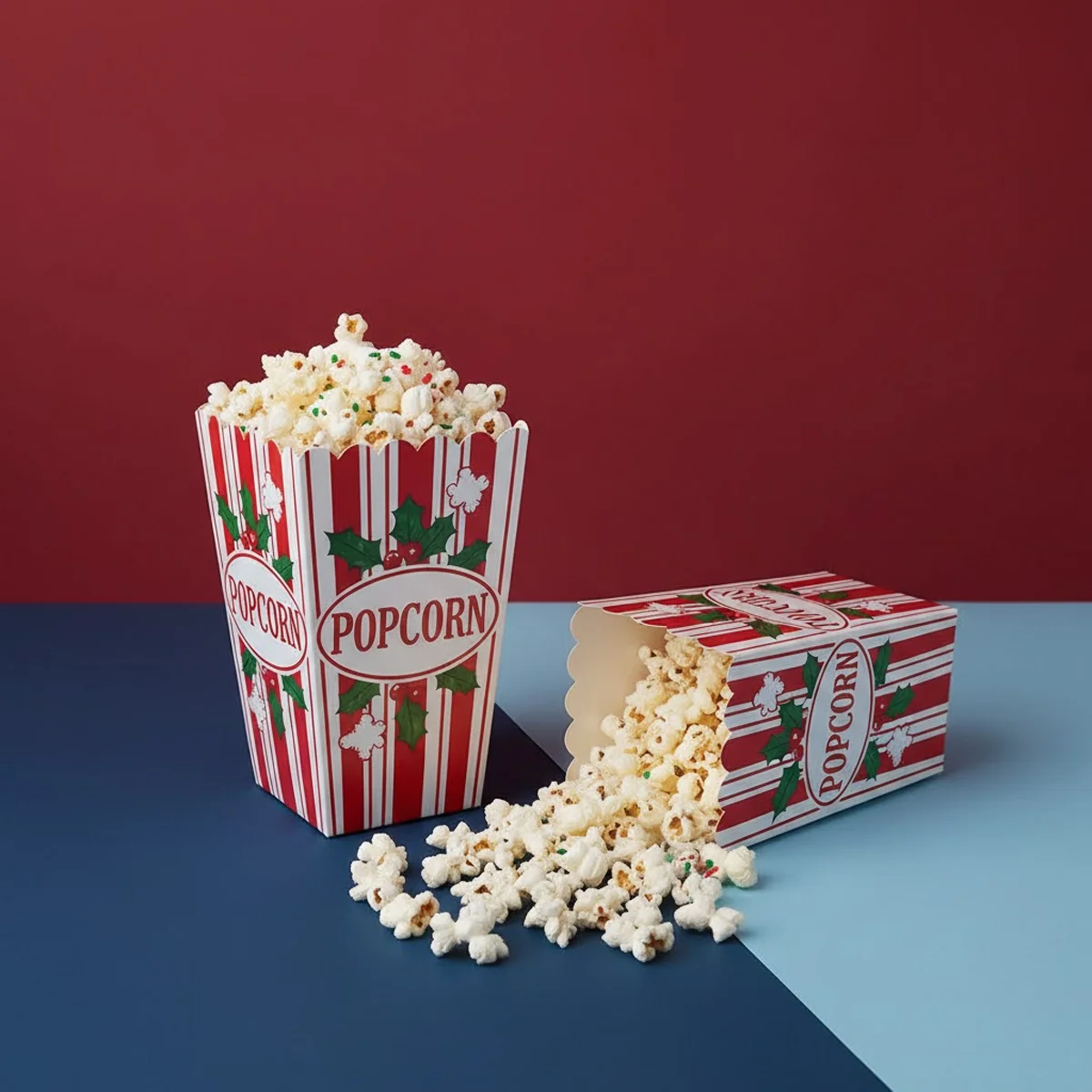 christmas popcorn boxes
