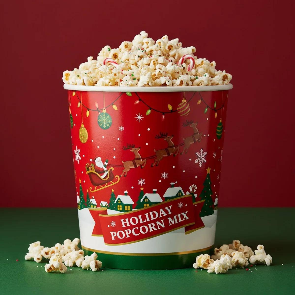 christmas popcorn boxes