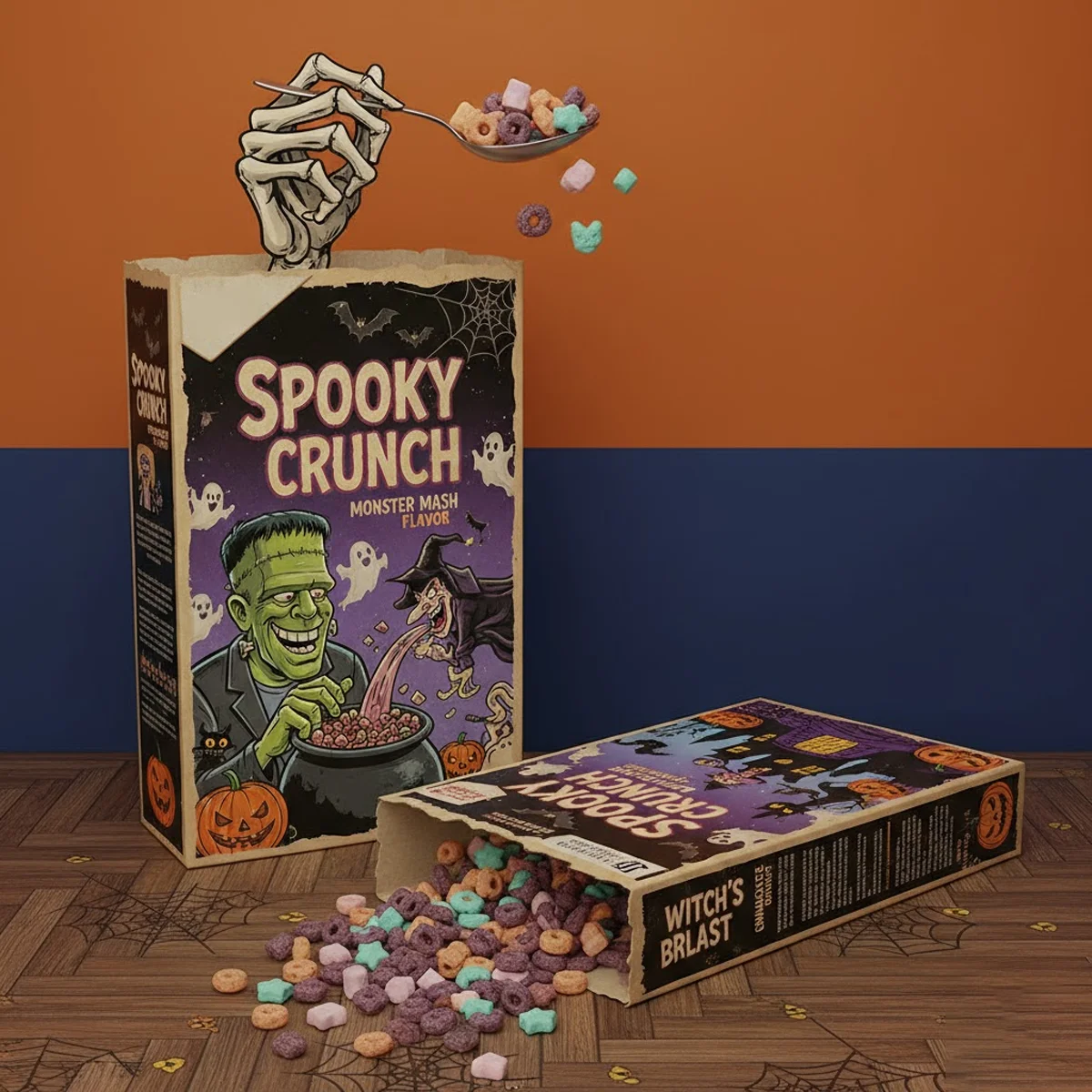 halloween cereal boxes