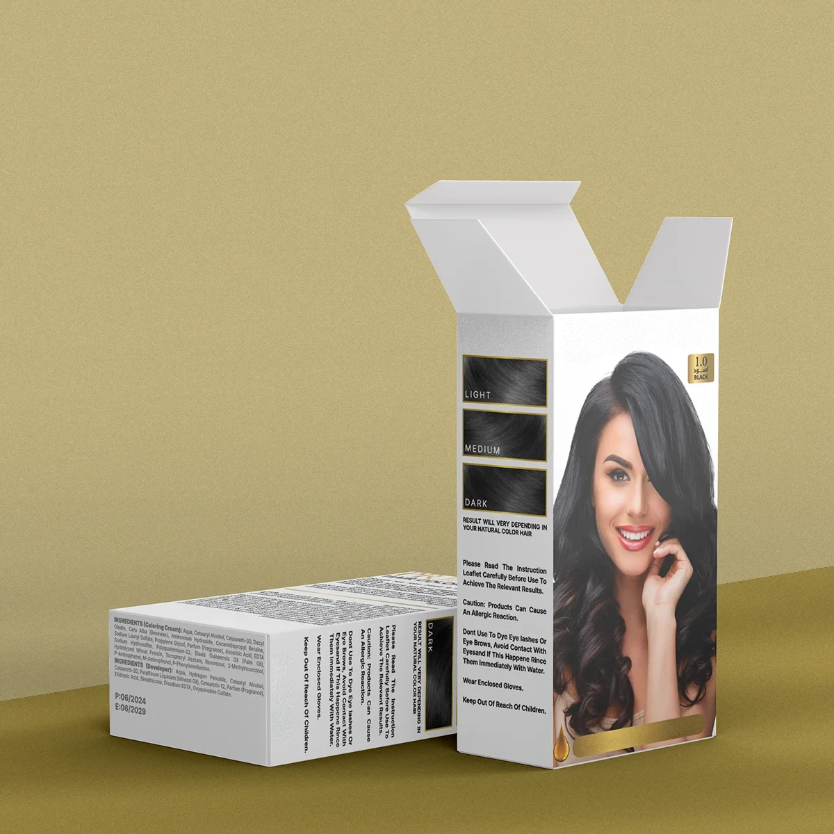 hair color boxes