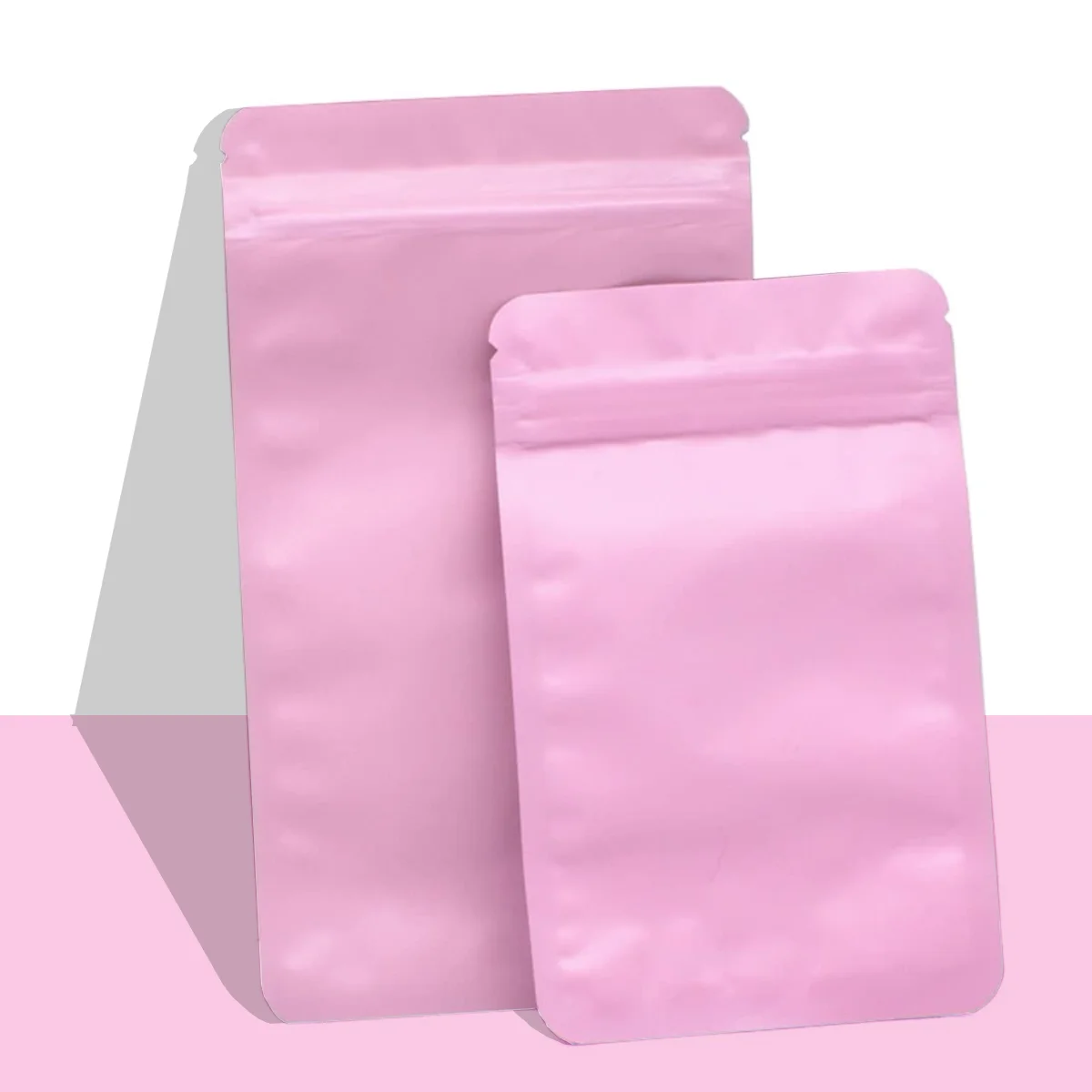 pink mylar bags