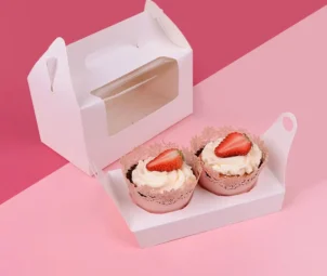 2 Hole Cupcake Boxes