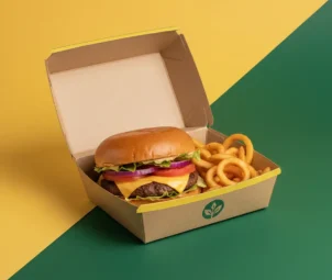 Cardboard Burger Boxes