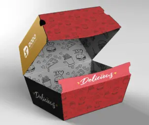 Takeaway Burger Boxes 