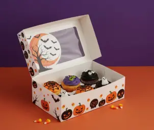 Halloween Cupcake Boxes 
