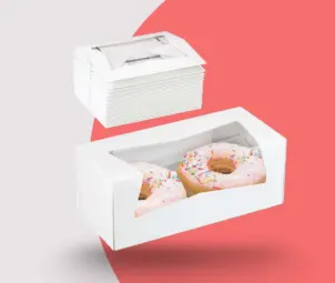 White Bakery Boxes