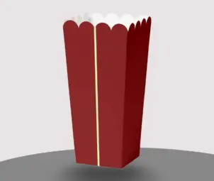 Blank Popcorn Boxes