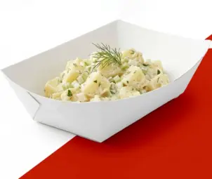 White Paper Food Trays 