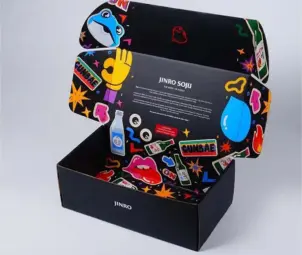 Black Corrugated Boxes 