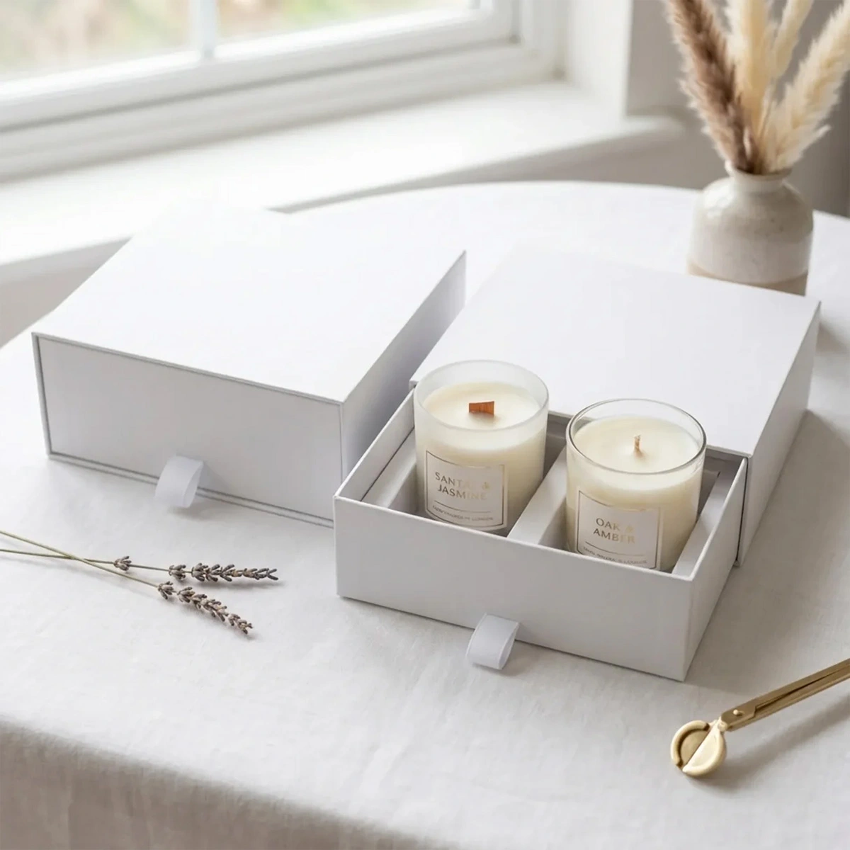 white-candle-boxes