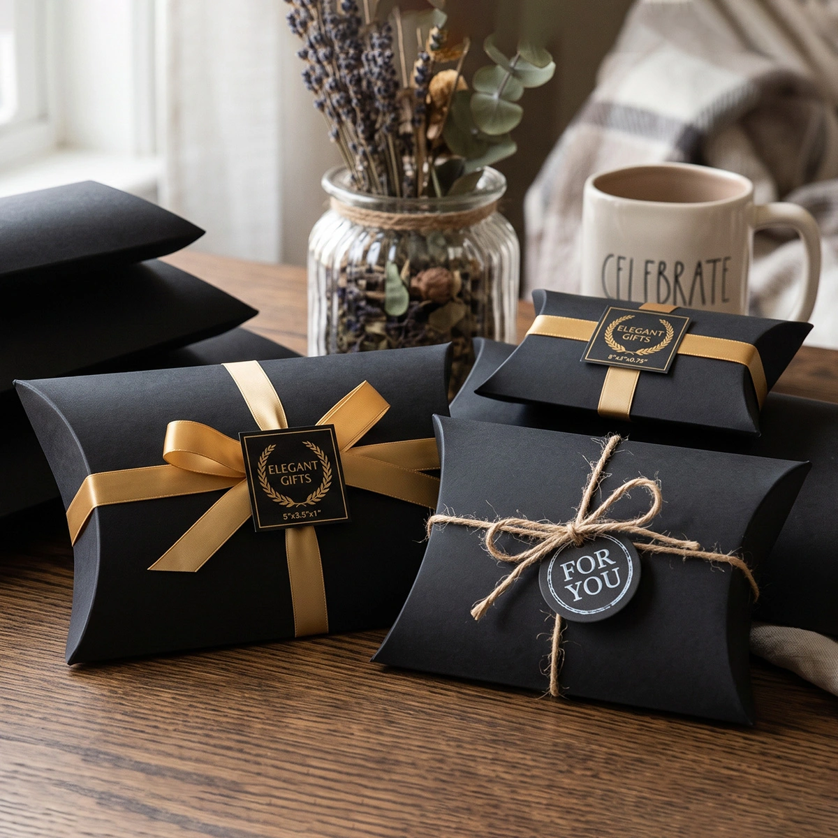 black-pillow-boxes