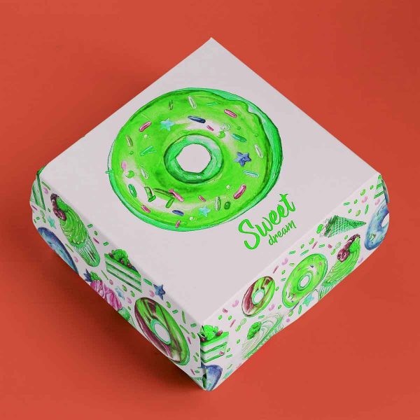 Custom Printed Doughnut Boxes